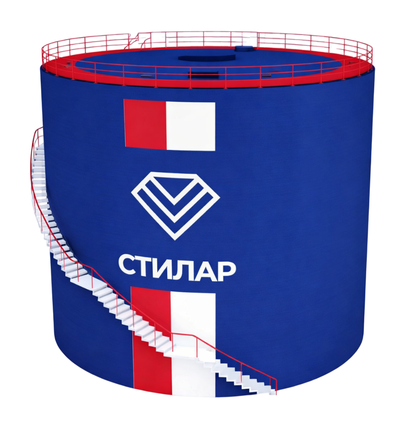 Цельносварной резервуар РВС для нефтепродуктов 200 м³ от завода-производителя